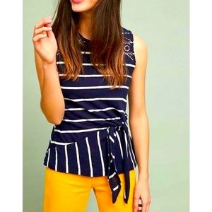 Anthropologie Sail Away Striped Tank
